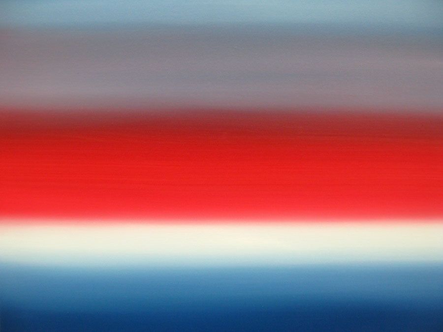Tableau de ELISE BARAT a pour titre  MICHIGAN LAKE XXIII style abstrait dim : ELISE BARATprix: