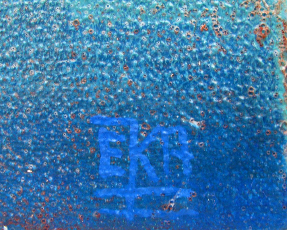 Tableau de ELKA a pour titre  BLEU # style abstrait dim : ELKAprix: