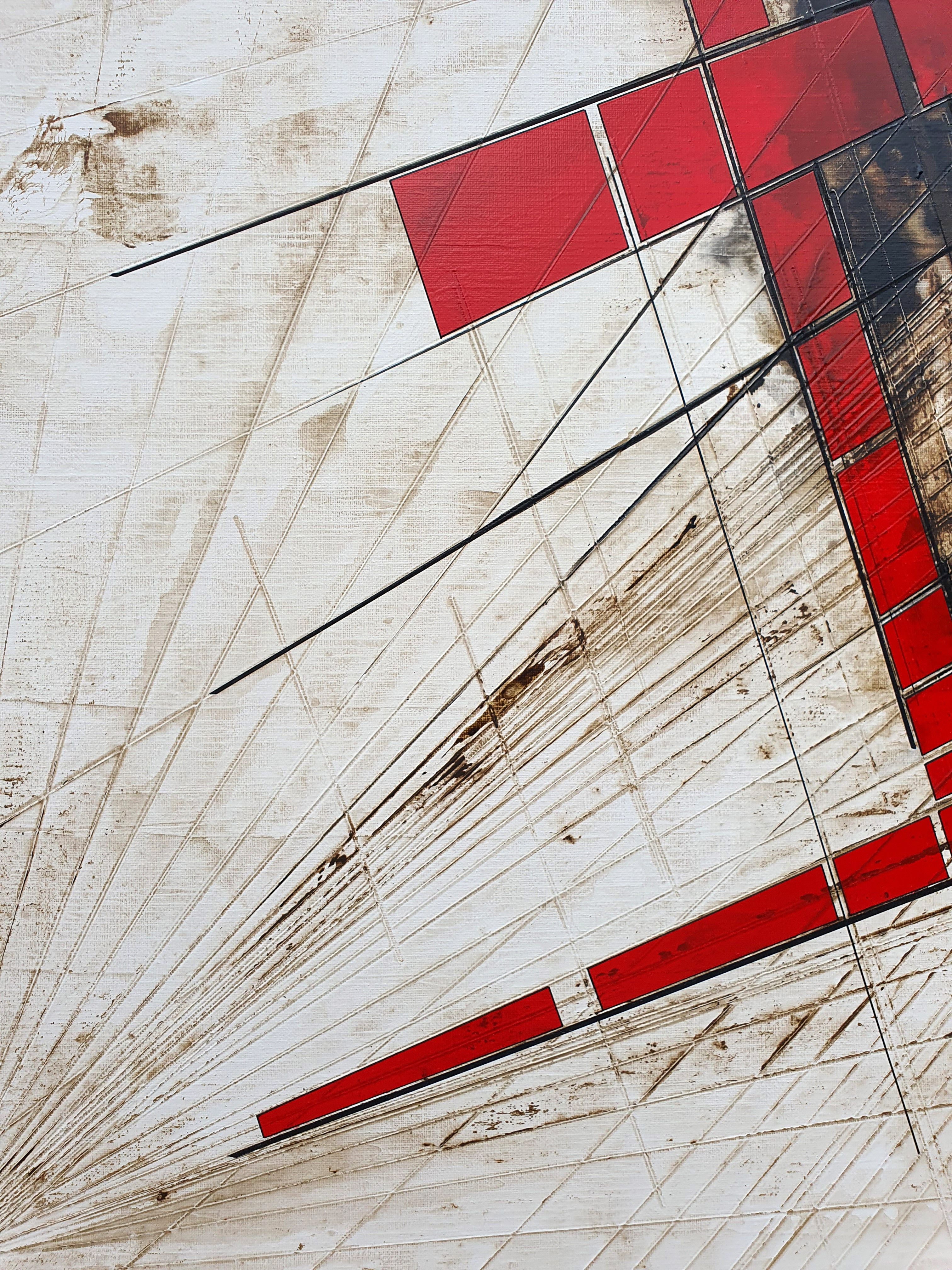 Tableau de LUDOVIC MERCHER a pour titre  EXPLORER style abstrait dim : LUDOVIC MERCHERprix:1000