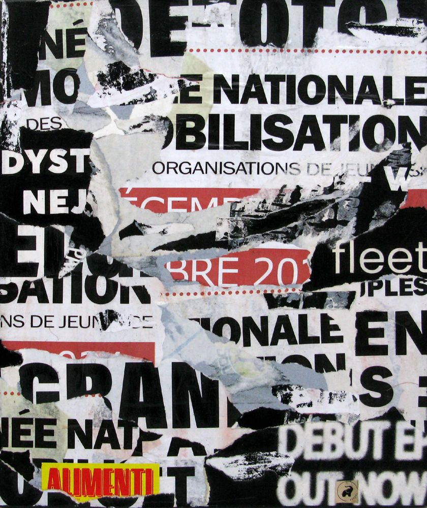 Tableau de PODKOL a pour titre  Echos Urbains style street art dim : PODKOLprix:140