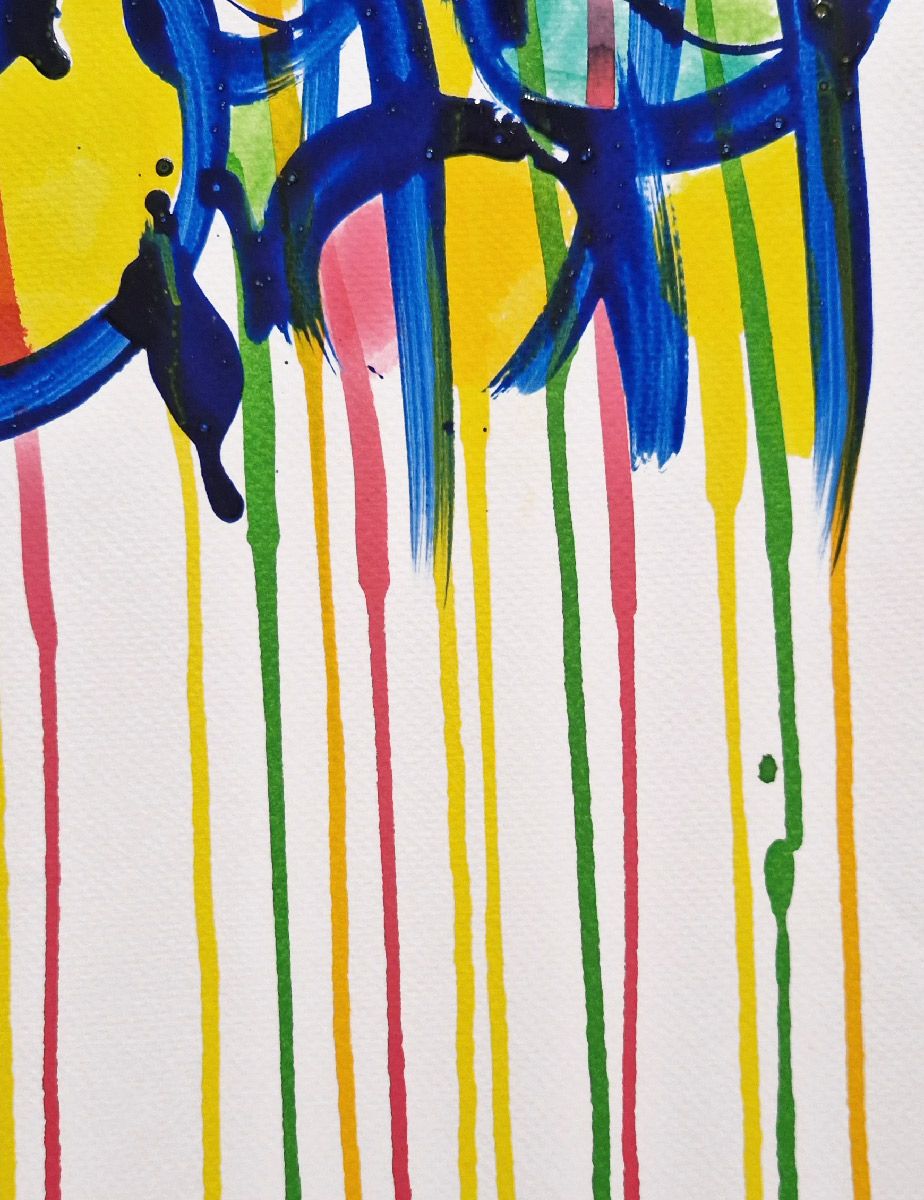 Dessin de STEPHANE RIME a pour titre  Noname D 125 style abstrait dim : STEPHANE RIMEprix:140
