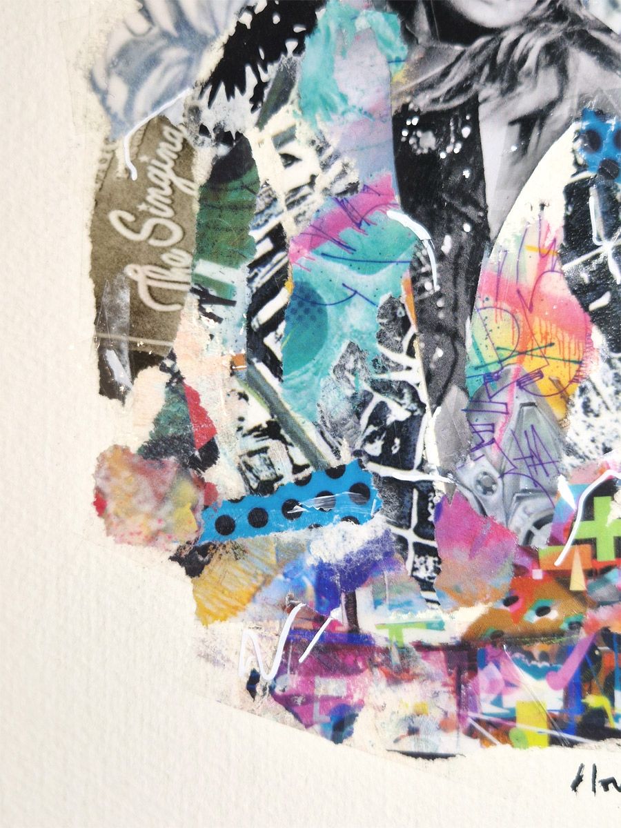Editions d'art de FLOREPEA a pour titre  Tina style street art, graphique dim : FLOREPEAprix:100