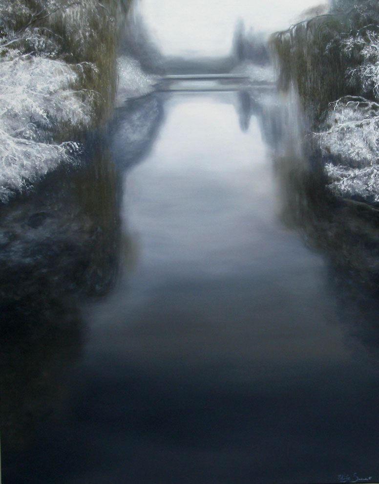 Tableau de ELISE BARAT a pour titre  Neige style figuratif dim : ELISE BARATprix:1200