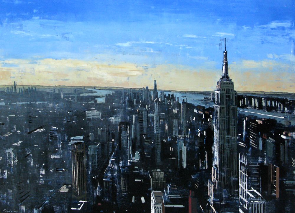 Tableau de ADRIEN FAVEAU a pour titre  Empire State View style figuratif dim : ADRIEN FAVEAUprix:6000