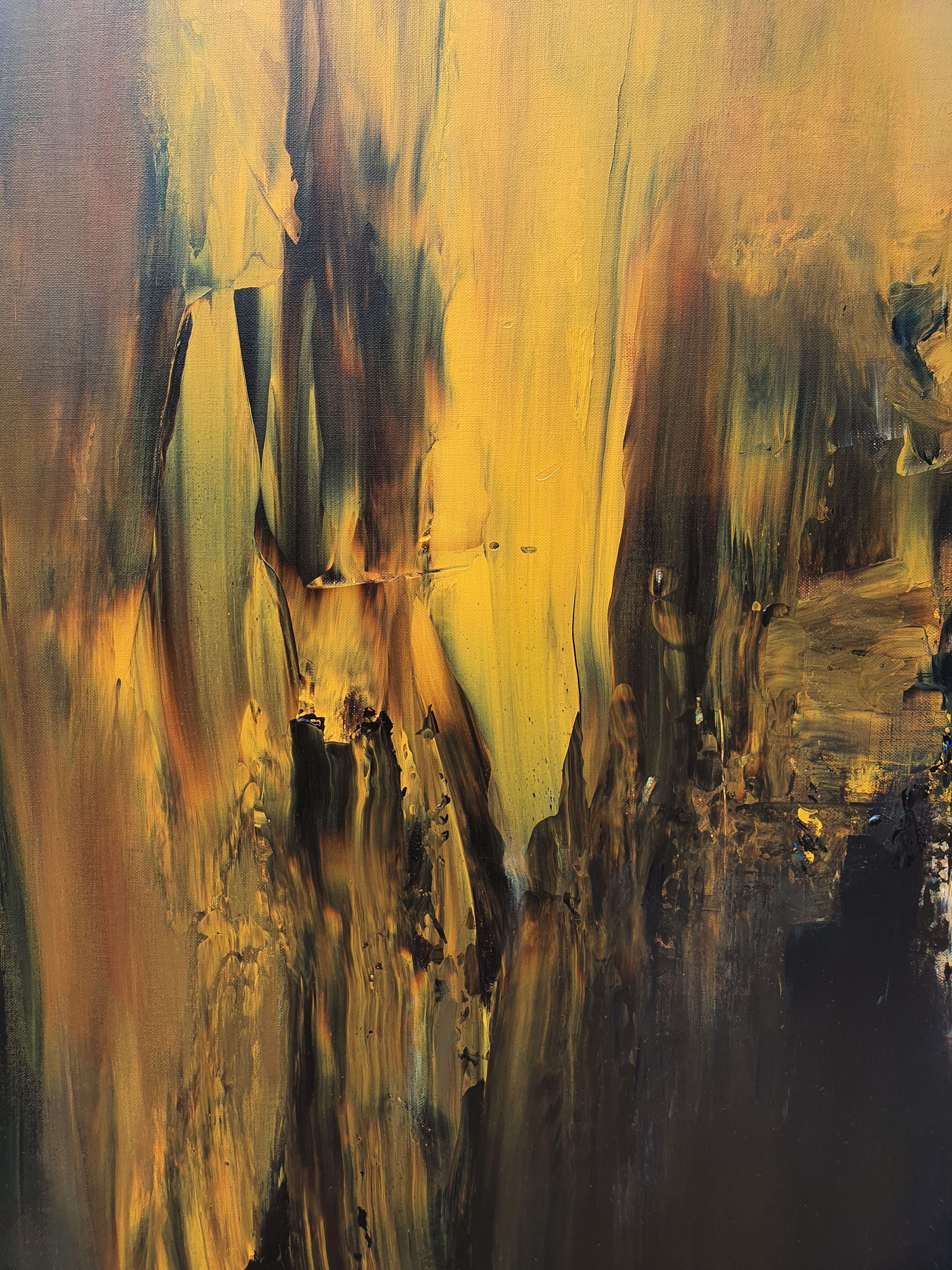Tableau de RUELLE NICOLAS a pour titre  FIRELAND style abstrait dim : RUELLE NICOLASprix:1500