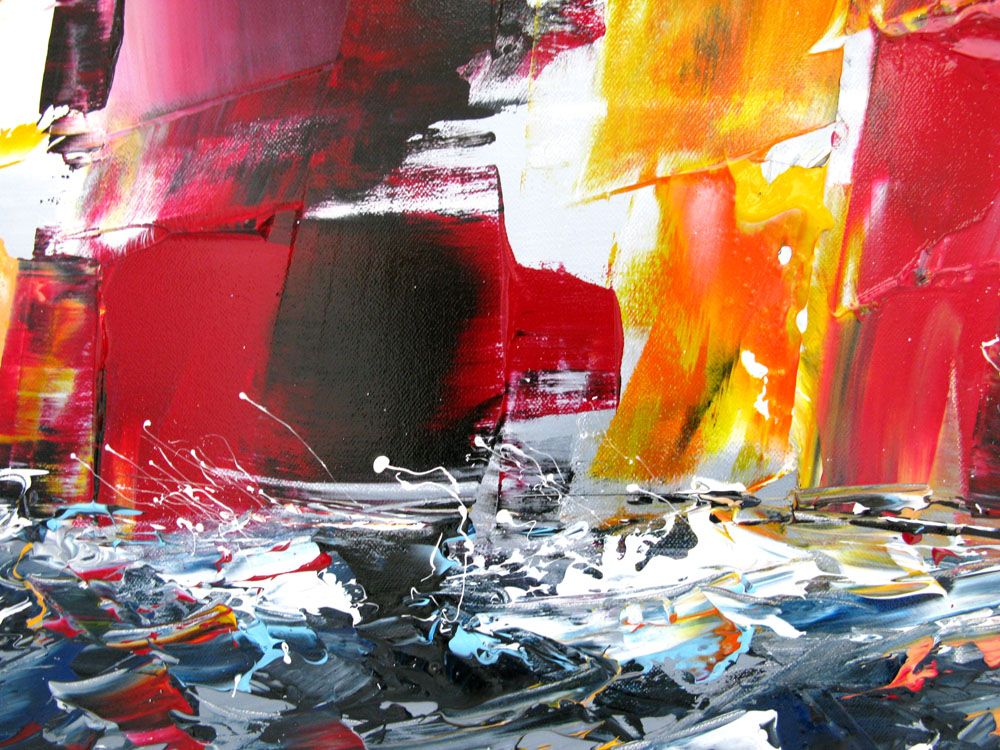 Tableau de F. BOUTET a pour titre  MARINE ABSTRAITE 2022-24 style abstrait dim : F. BOUTETprix:1000
