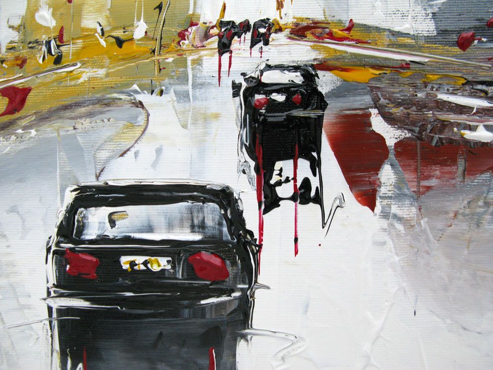 Tableau de F. BOUTET a pour titre  PAYSAGE URBAIN VIII style no dim : F. BOUTETprix:850