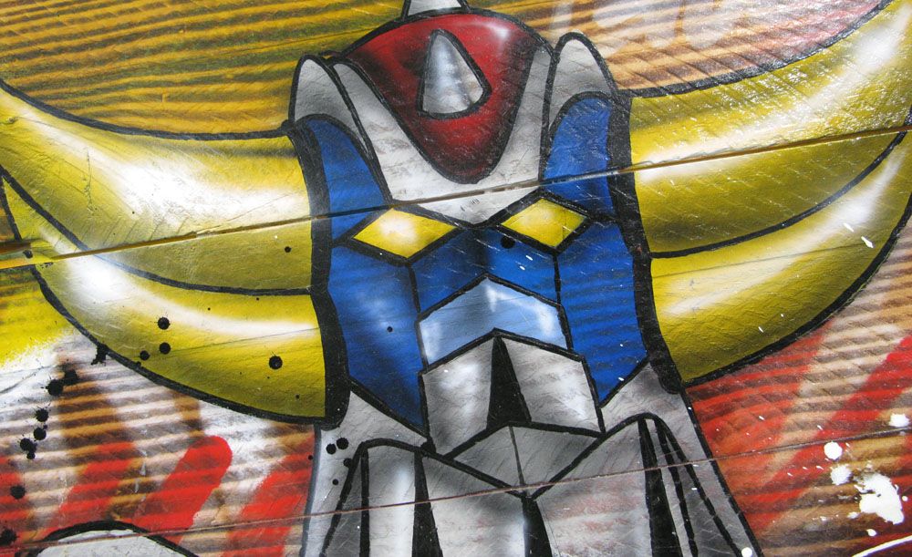 Tableau de JUG a pour titre  Face B style street pop art dim : JUGprix:350
