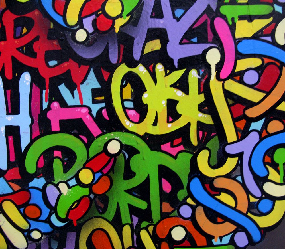 Tableau de EL GATO S. a pour titre  Fast style graffiti, street art dim : EL GATO S.prix:950