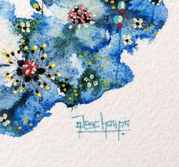 Dessin de AMANDINE DESCHAMPS a pour titre  FLEURS DE SEL 5 style figuratif dim : AMANDINE DESCHAMPSprix:90