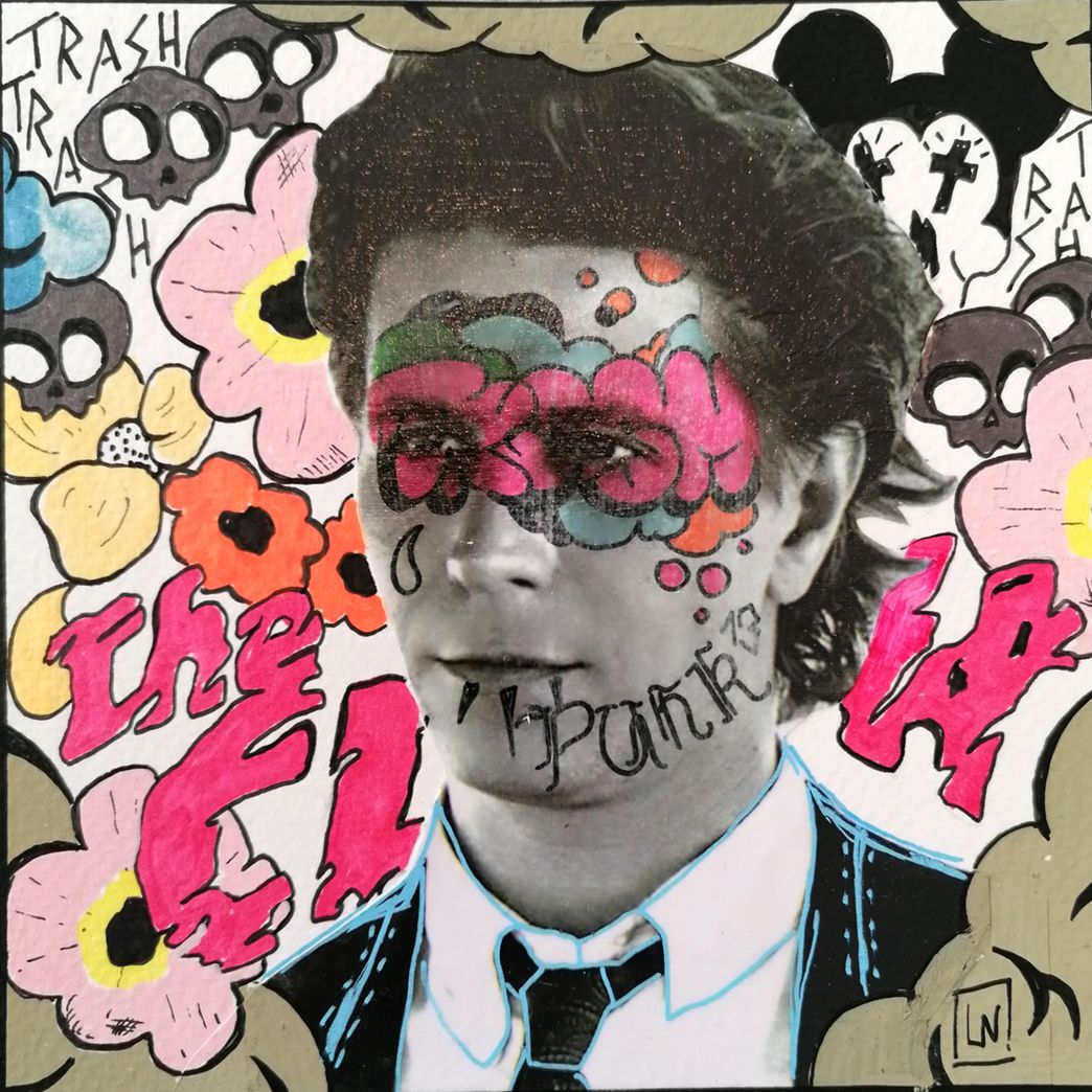 Dessin de LN LE PAPE a pour titre  GARY style street pop art dim : LN LE PAPEprix:50