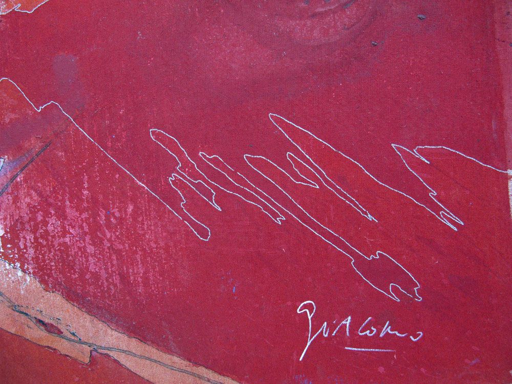 Tableau de GIACOMO a pour titre  SERIE NATURE style abstrait dim : GIACOMOprix:2000