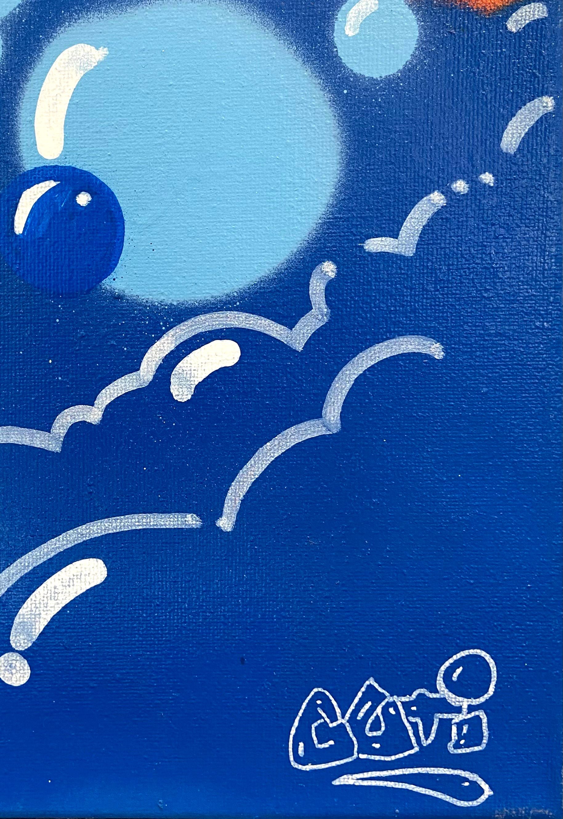 Tableau de GUTI a pour titre  Young Timer style street art dim : GUTIprix:550