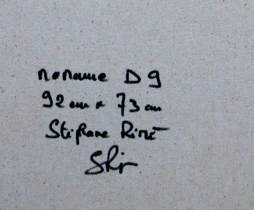 Tableau de STEPHANE RIME a pour titre  Noname D9 style abstrait dim : STEPHANE RIMEprix:690