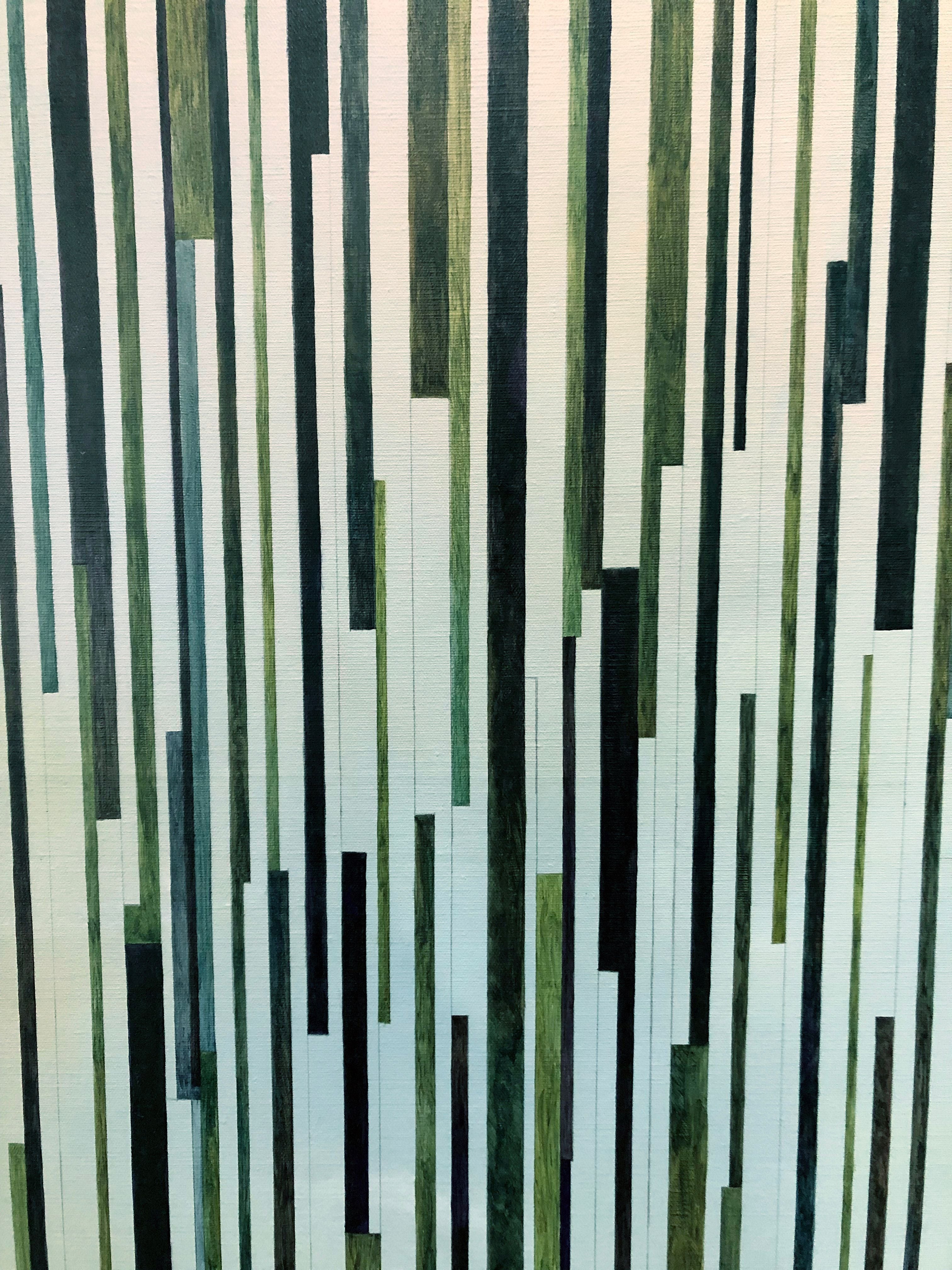 Tableau de NASH a pour titre  Peinture abstraite : Slide style abstrait dim : NASHprix:850
