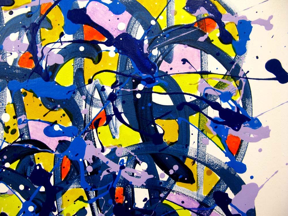 Tableau de STEPHANE RIME a pour titre  Noname E19 style abstrait dim : STEPHANE RIMEprix:250