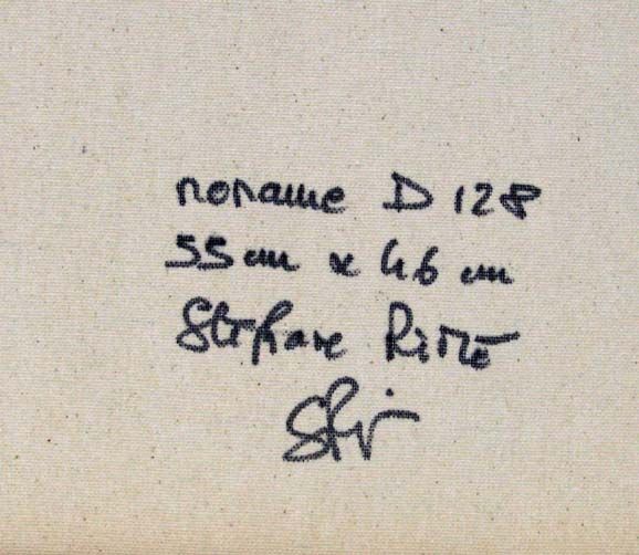 Tableau de STEPHANE RIME a pour titre  Noname D128 style abstrait dim : STEPHANE RIMEprix:250