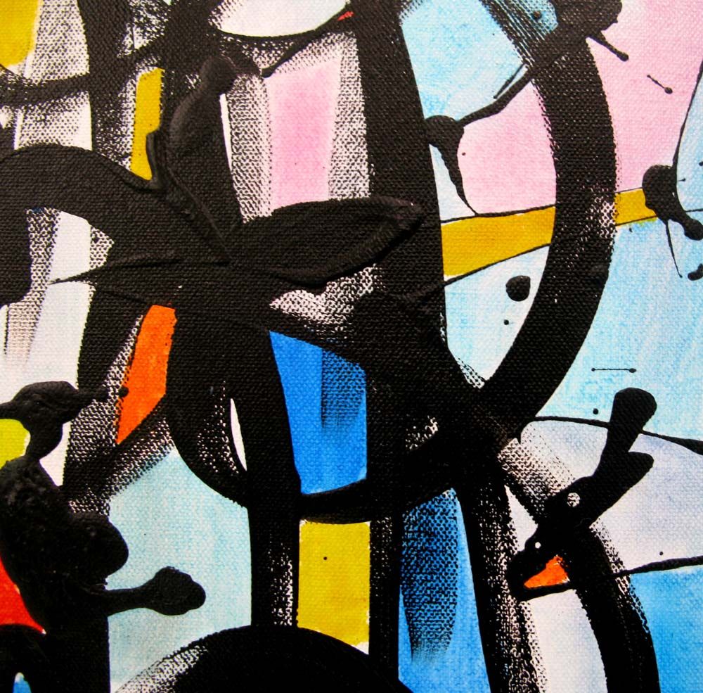 Tableau de STEPHANE RIME a pour titre  Noname D122 style abstrait dim : STEPHANE RIMEprix:250
