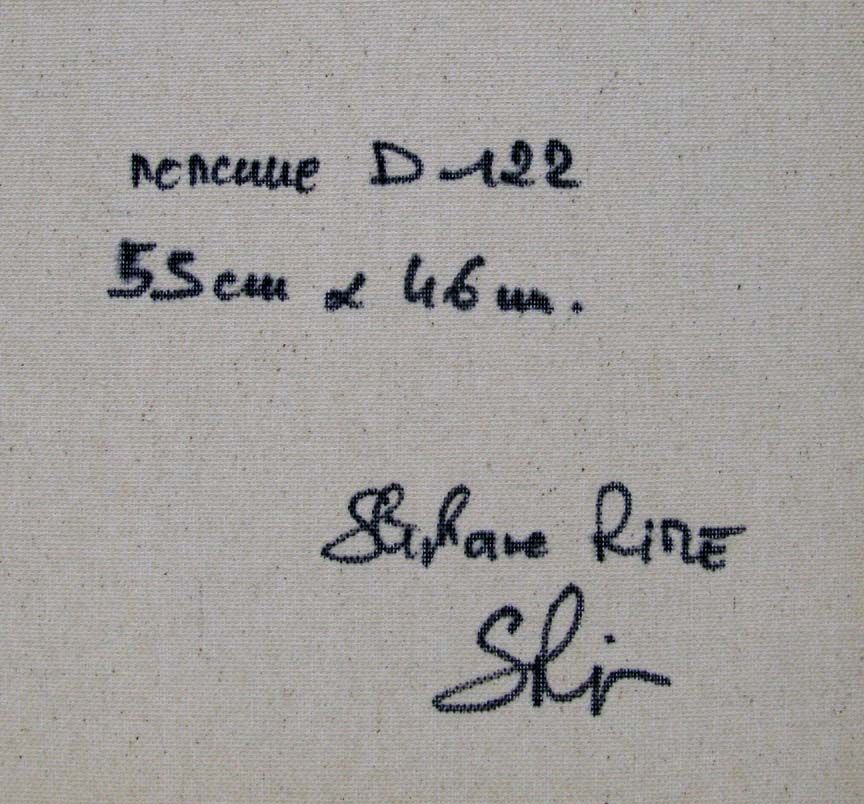 Tableau de STEPHANE RIME a pour titre  Noname D122 style abstrait dim : STEPHANE RIMEprix:250