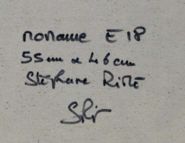 Tableau de STEPHANE RIME a pour titre  Noname E18 style abstrait dim : STEPHANE RIMEprix:250