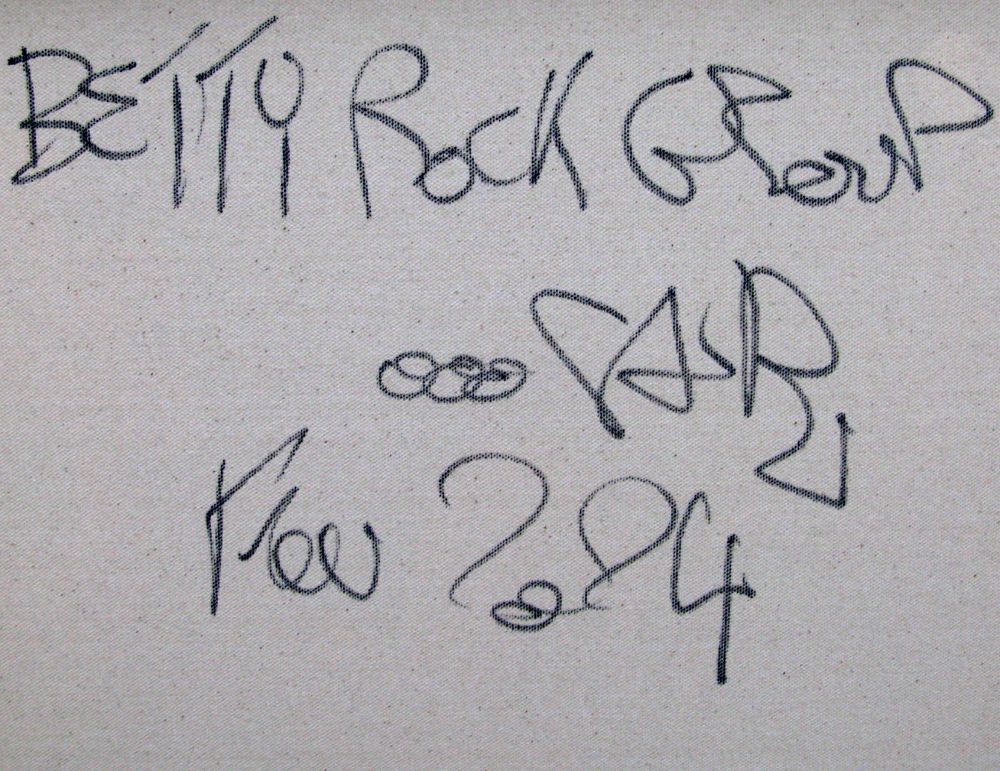 Tableau de RICO SAB a pour titre  BETTY ROCK GROUP style street pop art, street art dim : RICO SABprix:950