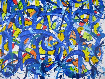 Tableau de STEPHANE RIME a pour titre  No name E63 style abstrait dim : STEPHANE RIMEprix:1500