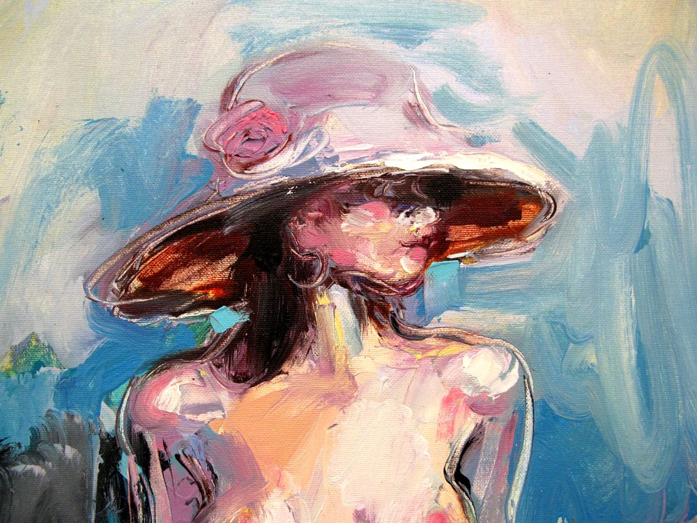 Tableau de OLENA SINIUHINA a pour titre  La plage 11 style figuratif dim : OLENA SINIUHINAprix:350