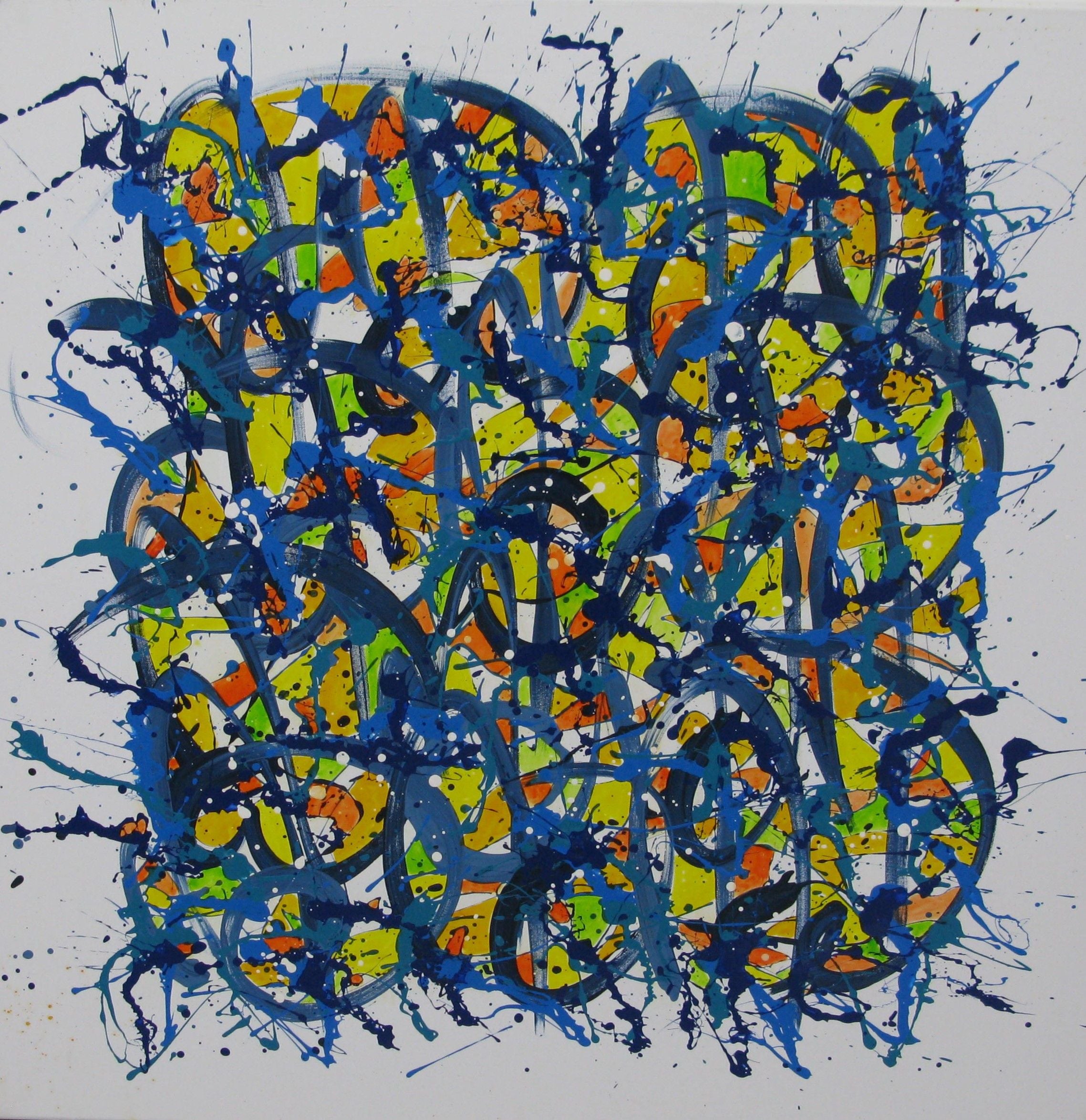 Tableau de STEPHANE RIME a pour titre  NO NAME E1 style abstrait dim : STEPHANE RIMEprix:850