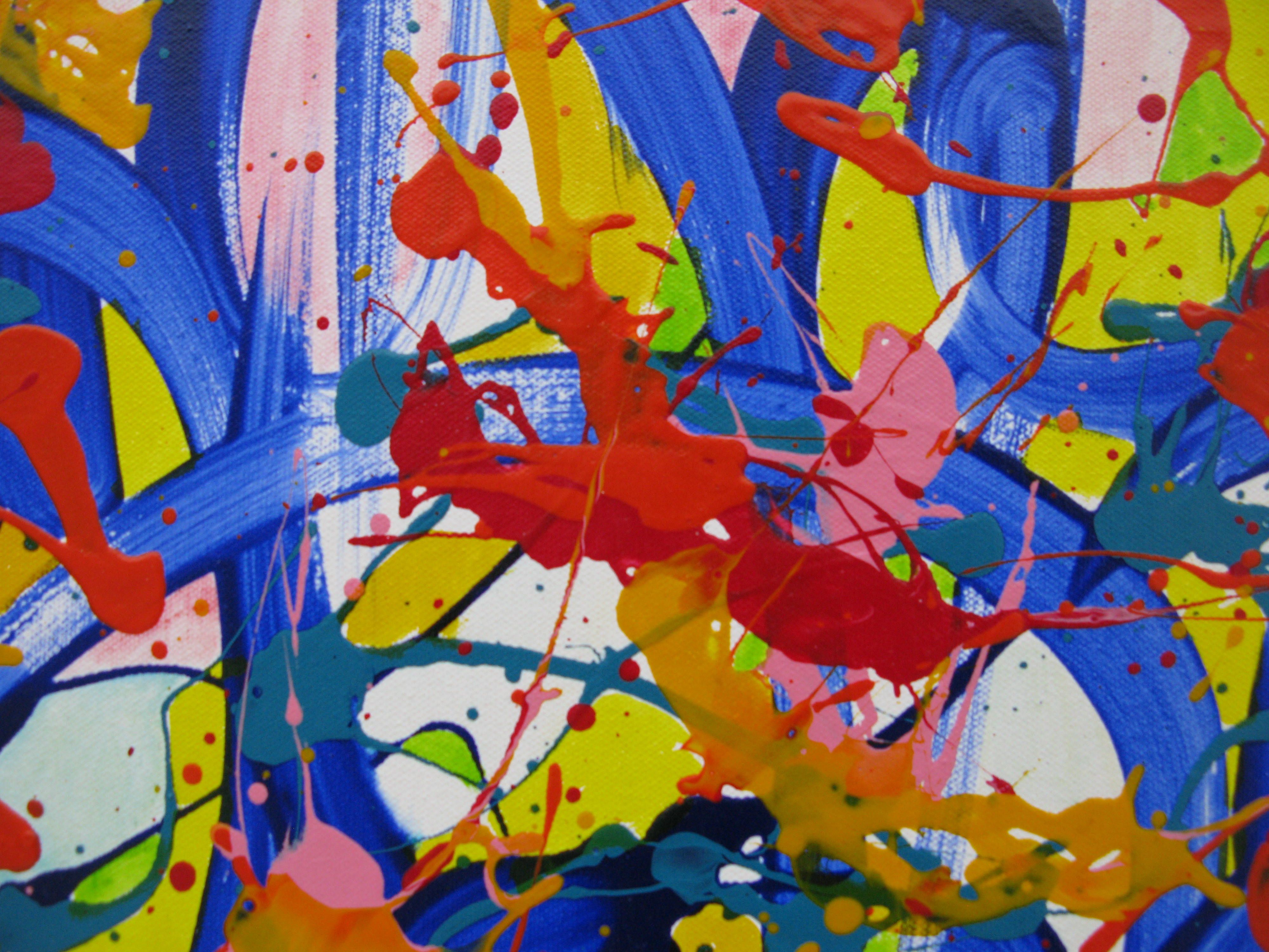 Tableau de STEPHANE RIME a pour titre  NO NAME D85 style abstrait dim : STEPHANE RIMEprix:590