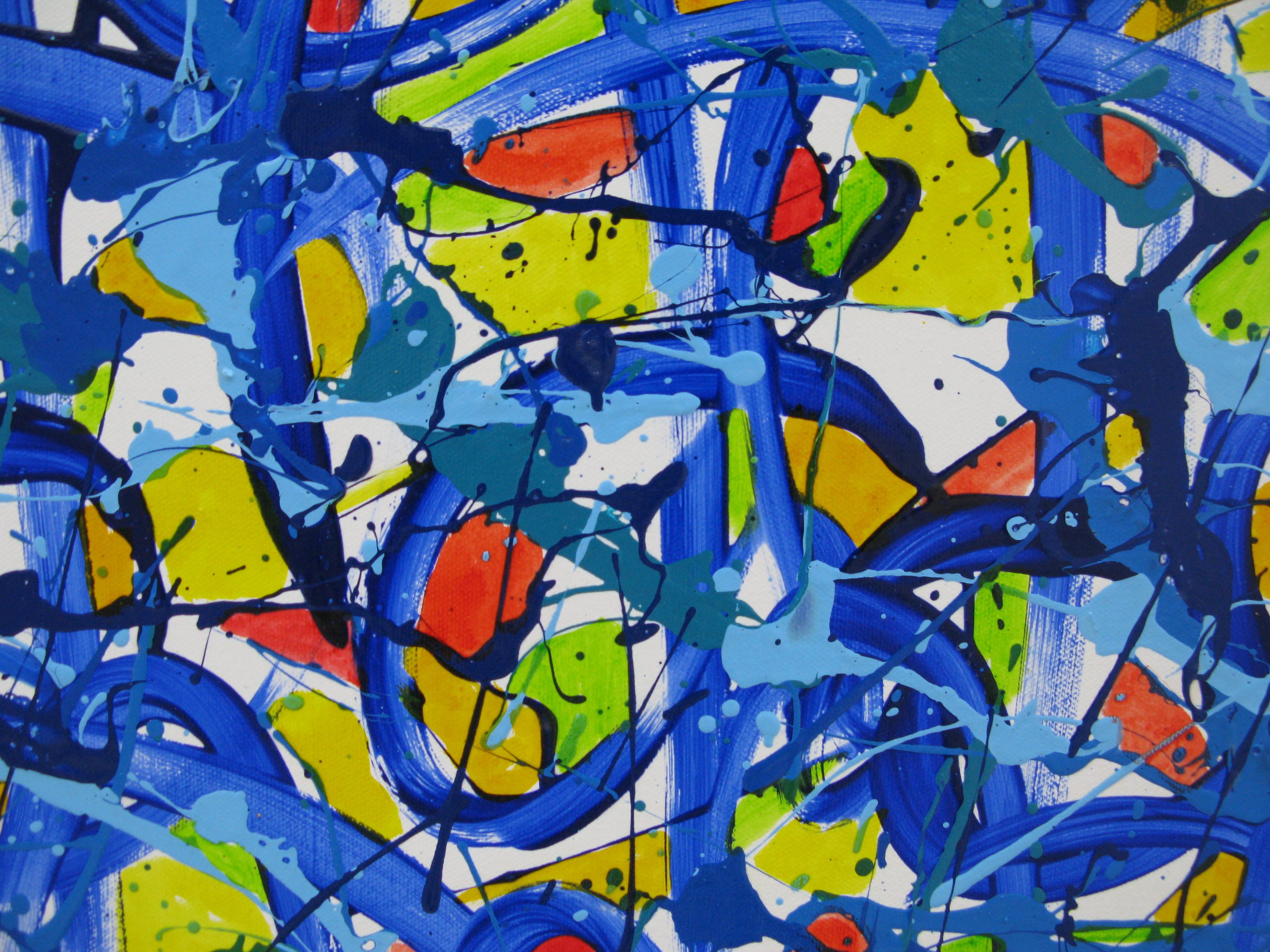 Tableau de STEPHANE RIME a pour titre  NO NAME E85 style abstrait dim : STEPHANE RIMEprix:950
