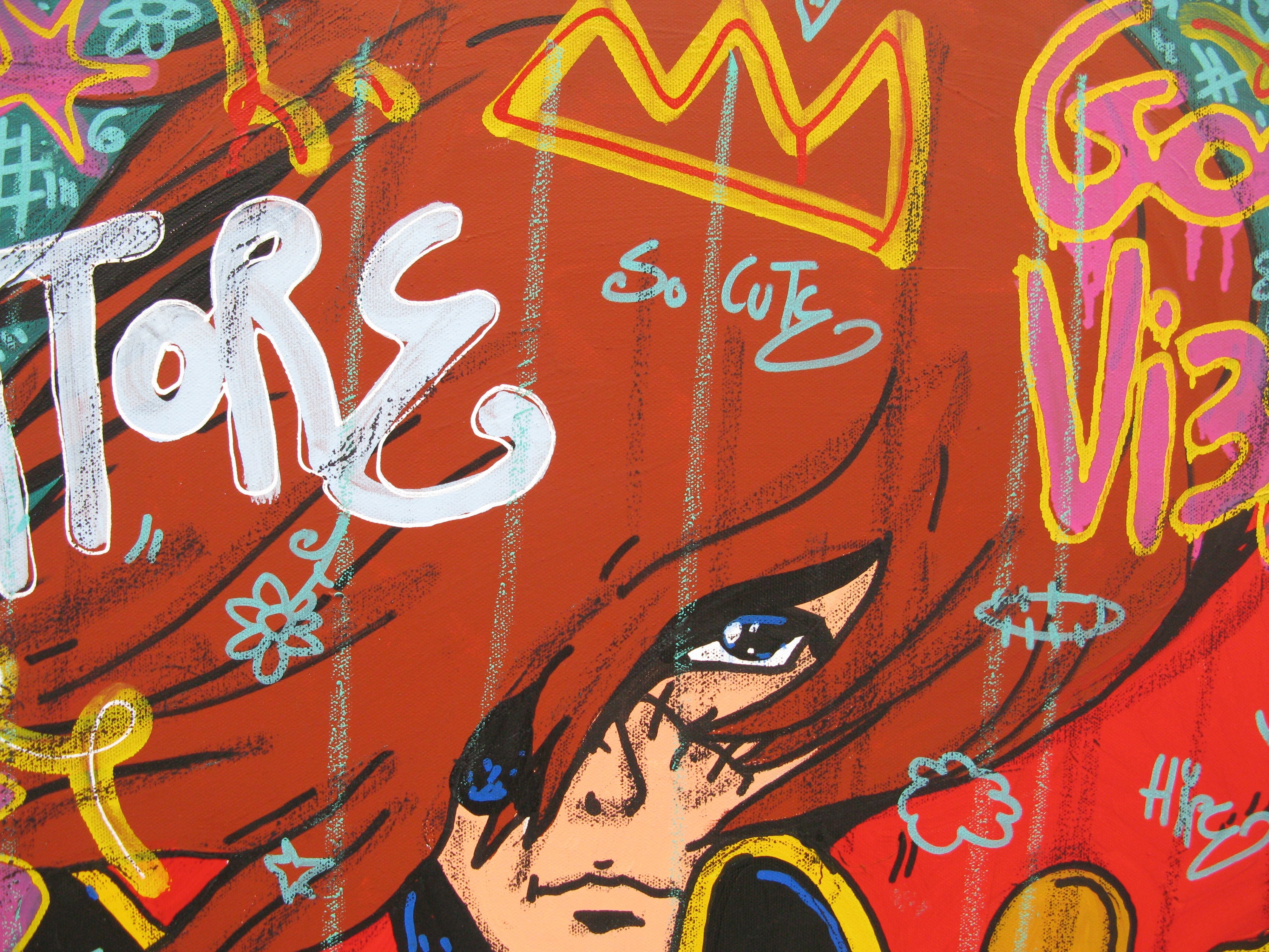 Tableau de RICO SAB a pour titre  Yeah Albator style street pop art, street art dim : RICO SABprix:600