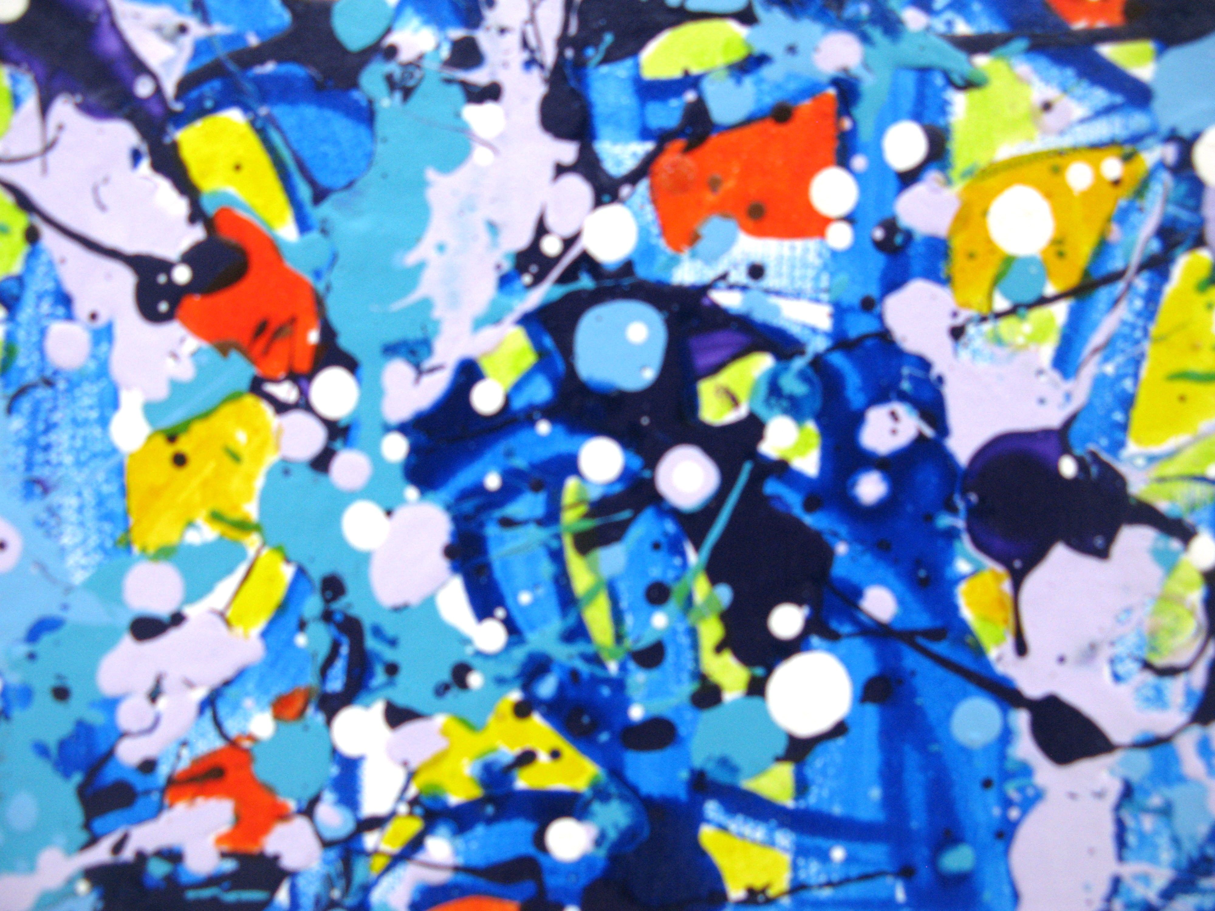 Tableau de STEPHANE RIME a pour titre  noname centré n°C28 style abstrait dim : STEPHANE RIMEprix:250