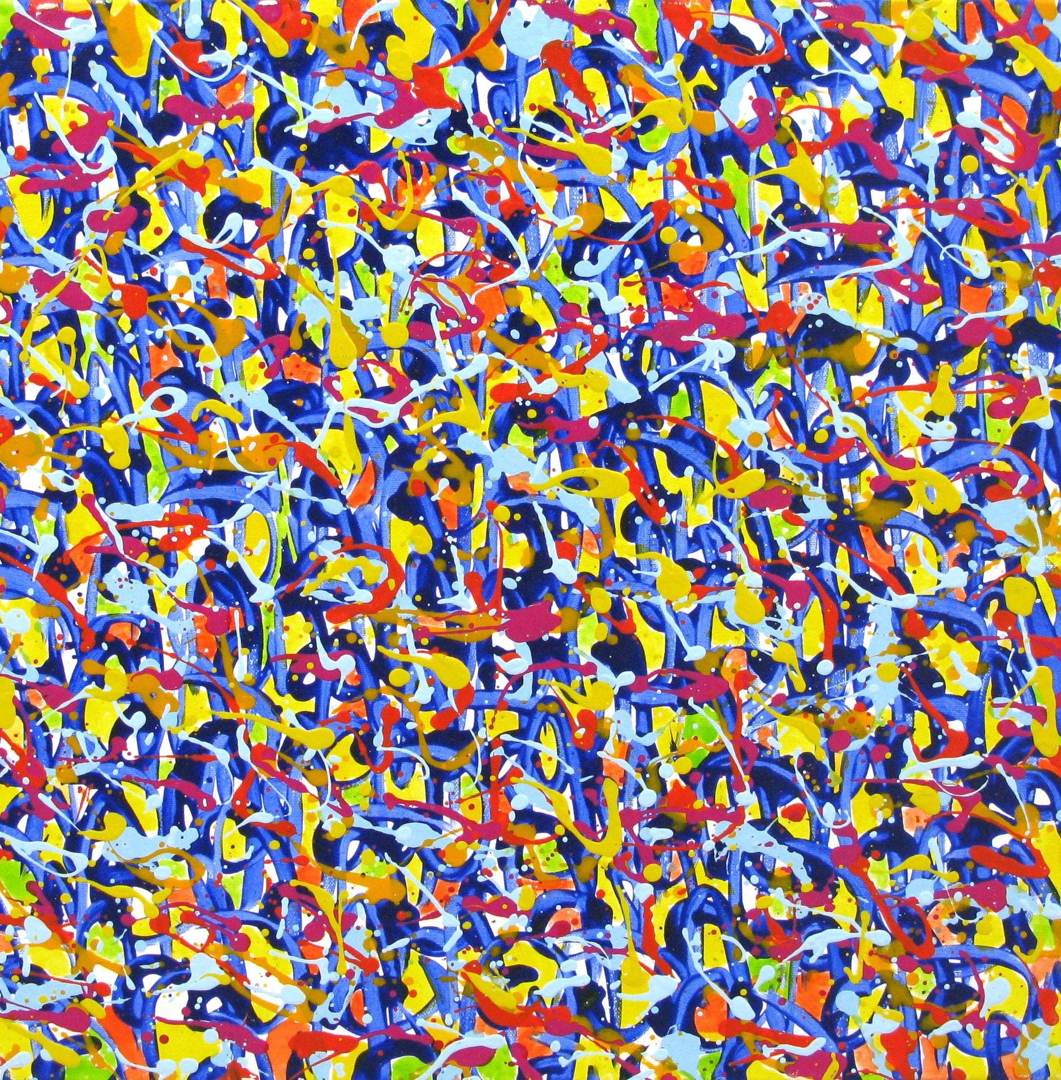 Tableau de STEPHANE RIME a pour titre  NO NAME D27 style abstrait dim : STEPHANE RIMEprix:250