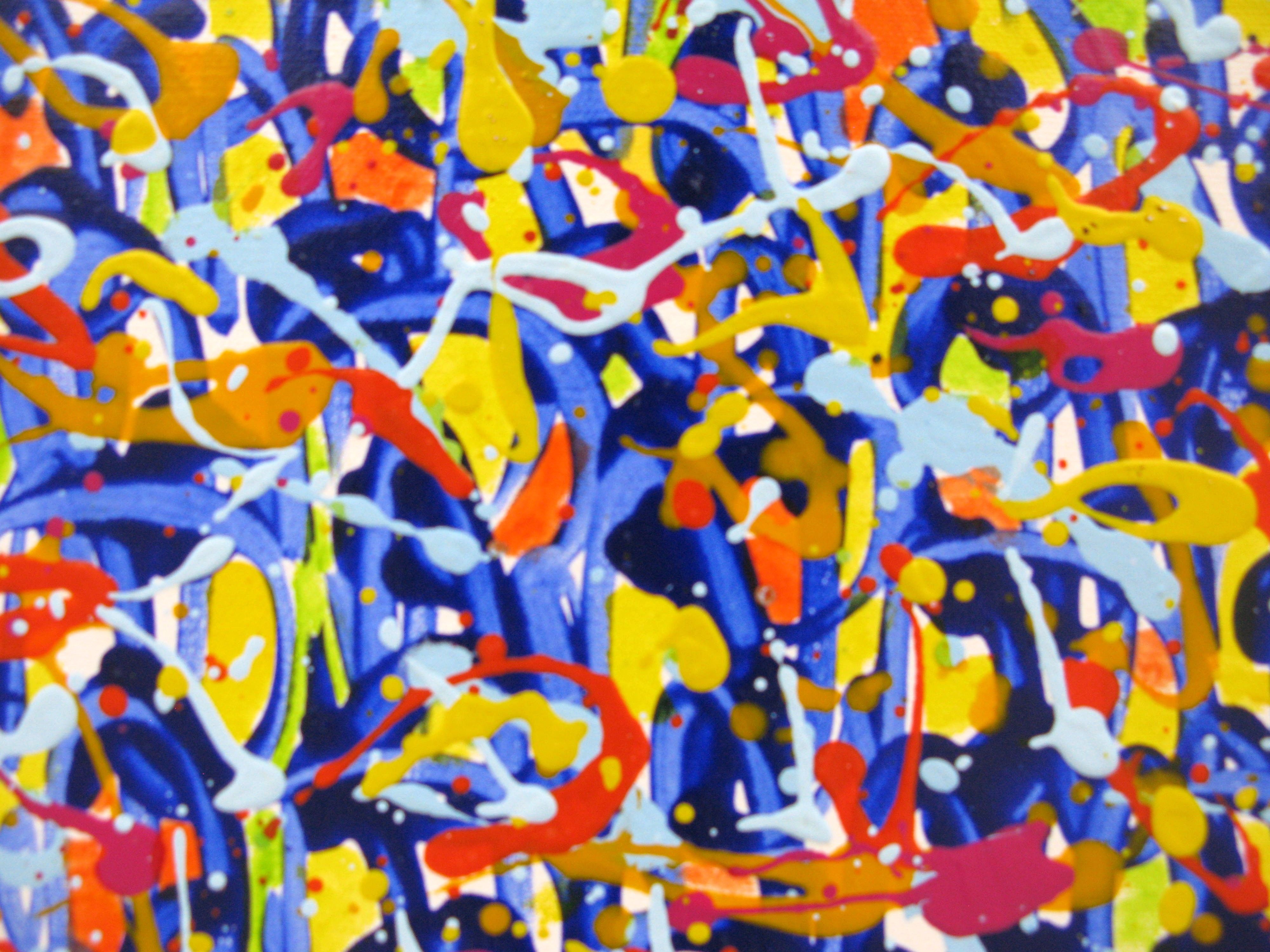 Tableau de STEPHANE RIME a pour titre  NO NAME D27 style abstrait dim : STEPHANE RIMEprix:250