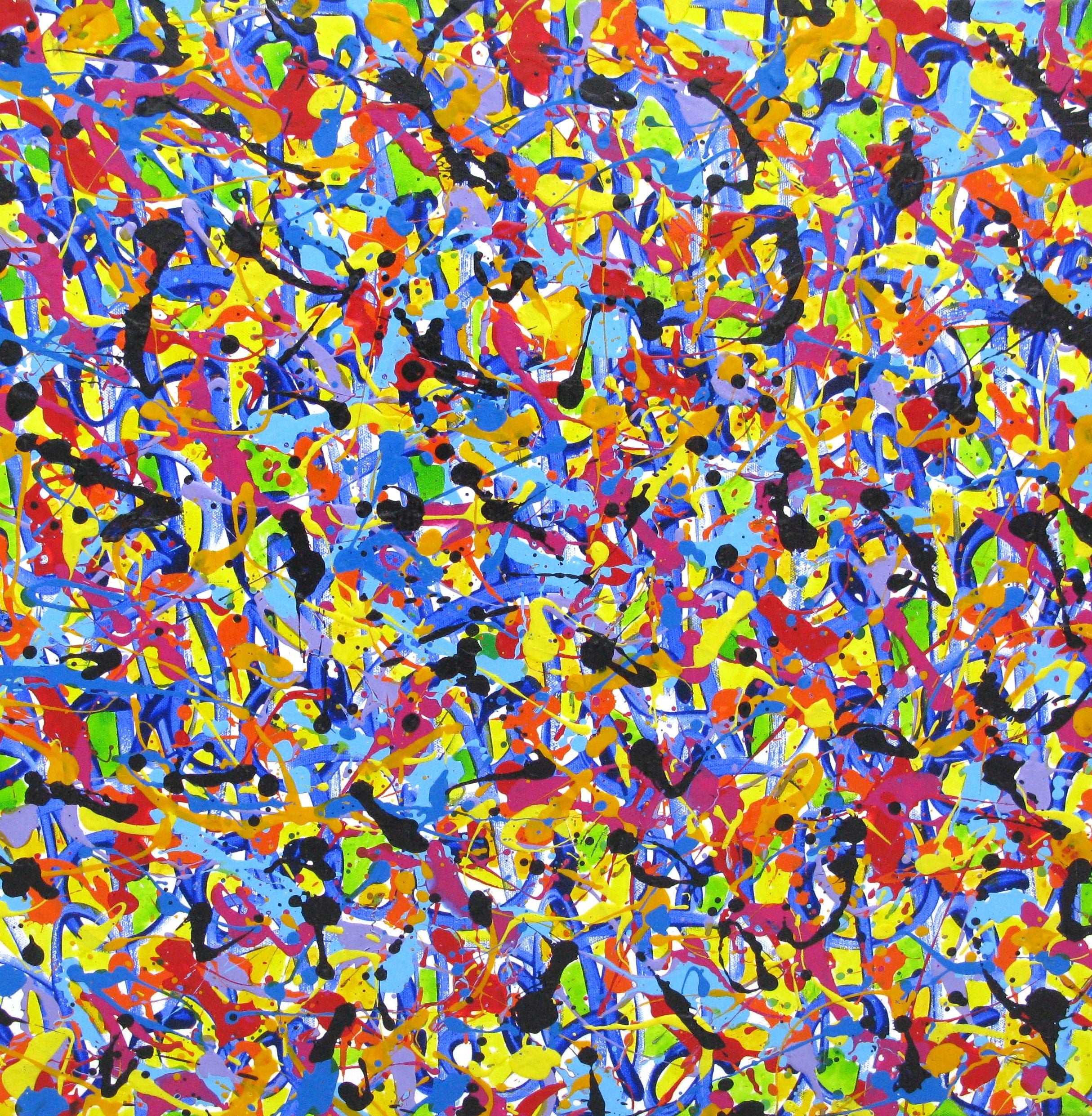 Tableau de STEPHANE RIME a pour titre  NONAME C44 style abstrait dim : STEPHANE RIMEprix:300