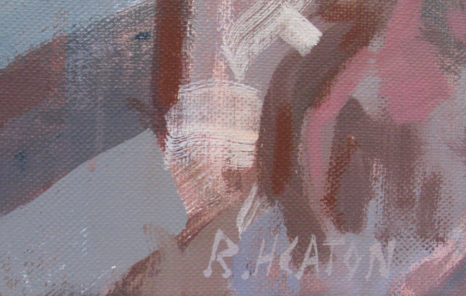 Tableau de HEATON RUDYARD a pour titre  Tour rouge style figuratif dim : HEATON RUDYARDprix:900