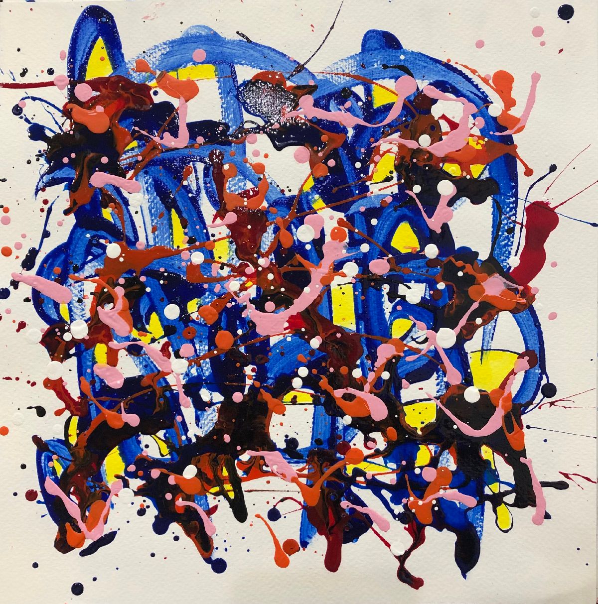 Dessin de STEPHANE RIME a pour titre  noname D156 style abstrait dim : STEPHANE RIMEprix:60