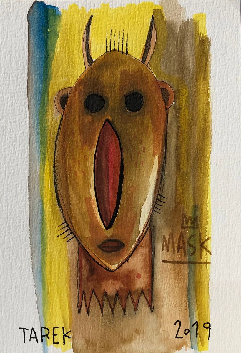 Dessin de TAREK a pour titre  MASK 2 style no dim : TAREKprix:65
