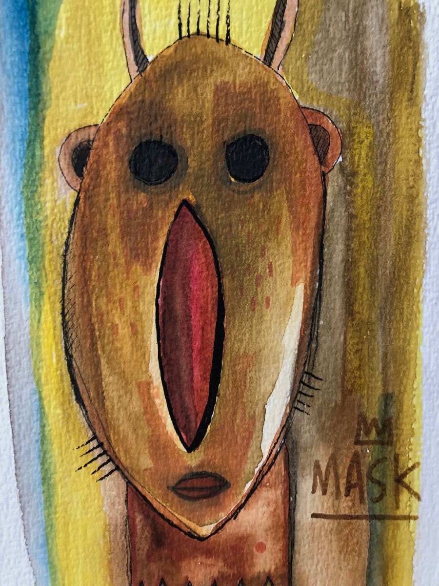 Dessin de TAREK a pour titre  MASK 2 style no dim : TAREKprix:65