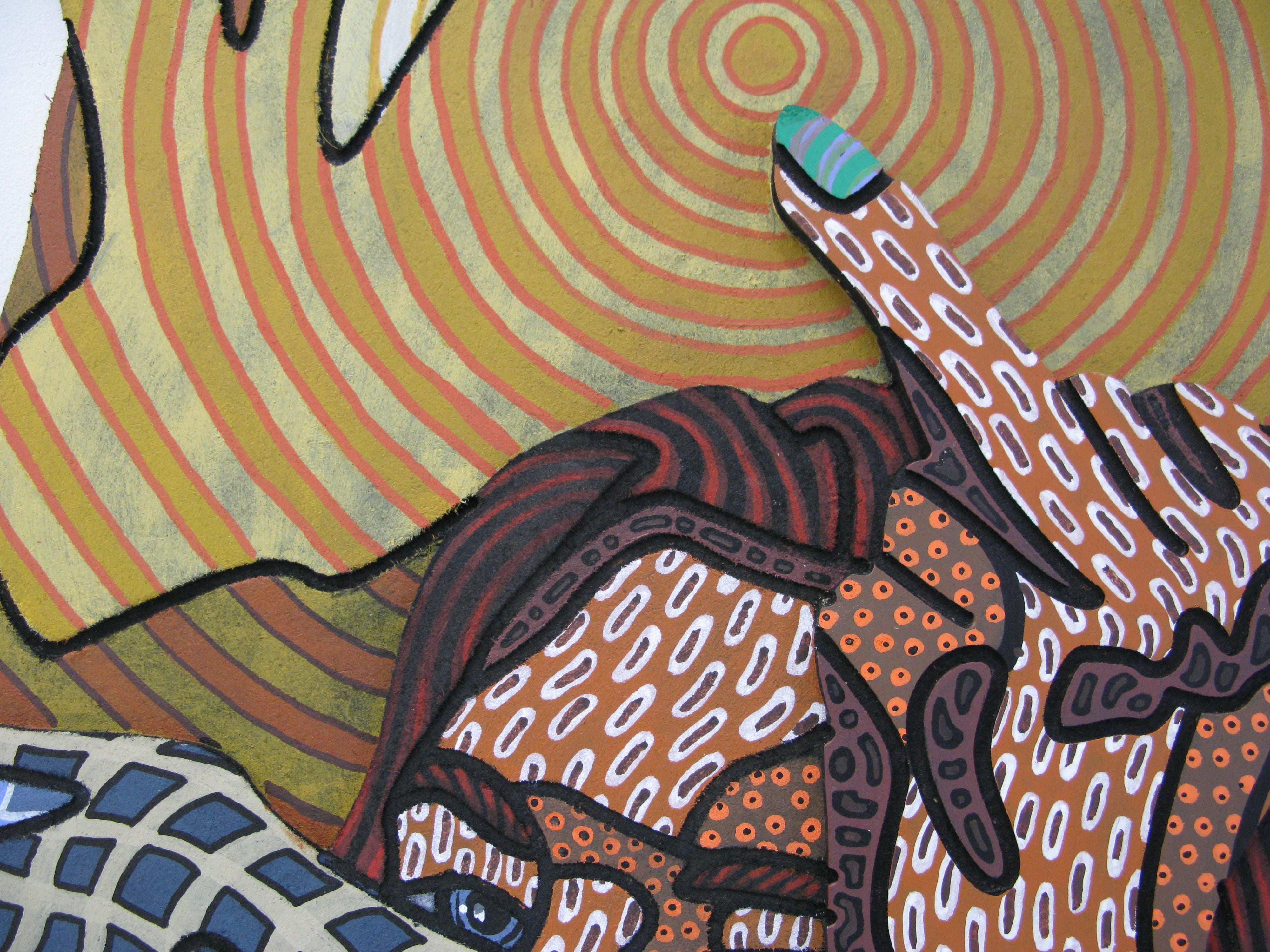 Sculpture de JACK JACQUOT a pour titre  Fuck style street pop art dim : JACK JACQUOTprix:800