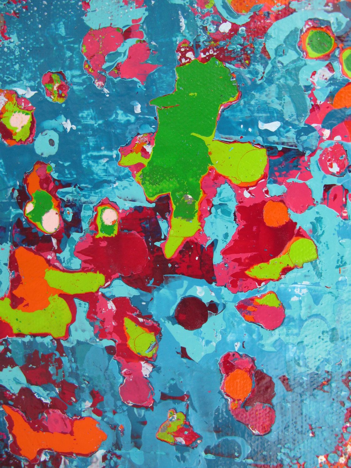 Tableau de CELINE WEBER a pour titre  STONE PAR UNE NUIT D'ÉTÉ style abstrait dim : CELINE WEBERprix:950