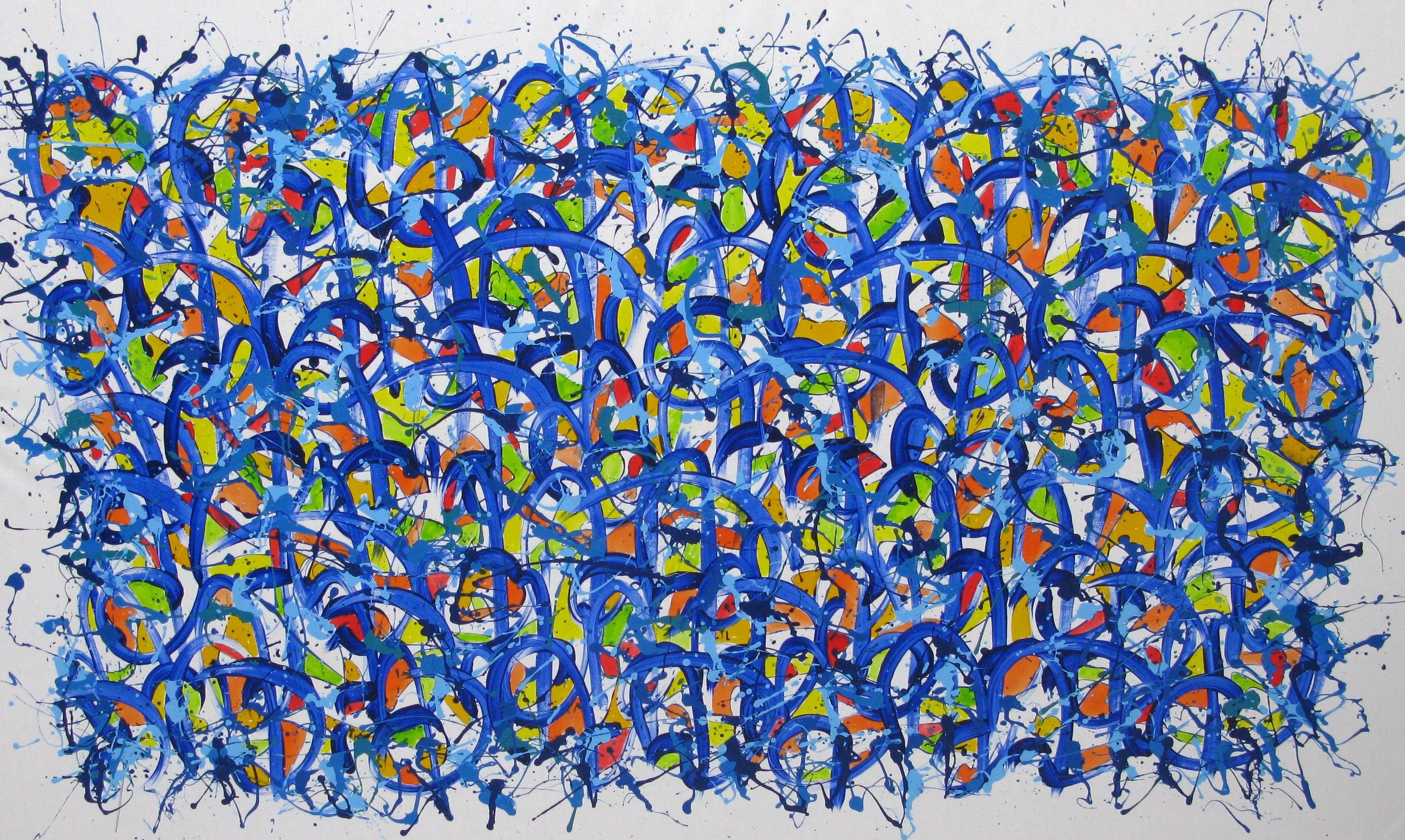 Tableau de STEPHANE RIME a pour titre  NONAME E70 bis style abstrait dim : STEPHANE RIMEprix:2000