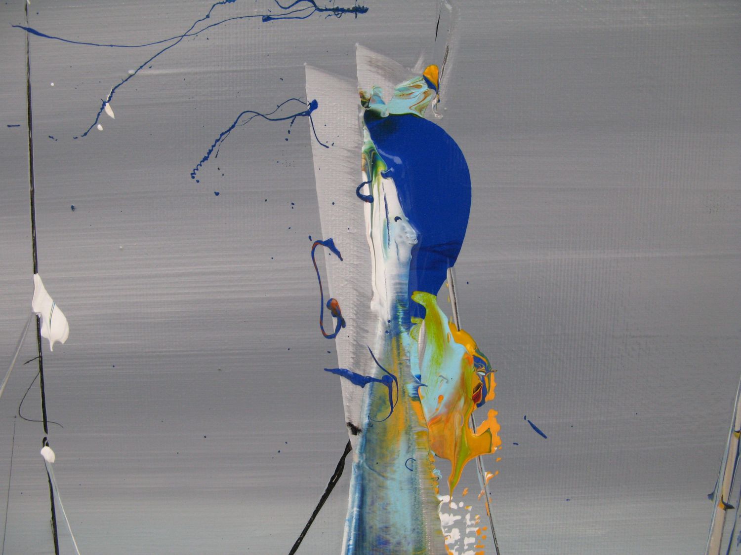 Tableau de F. BOUTET a pour titre  MARINE ABSTRAITE 71 style figuratif dim : F. BOUTETprix:1100