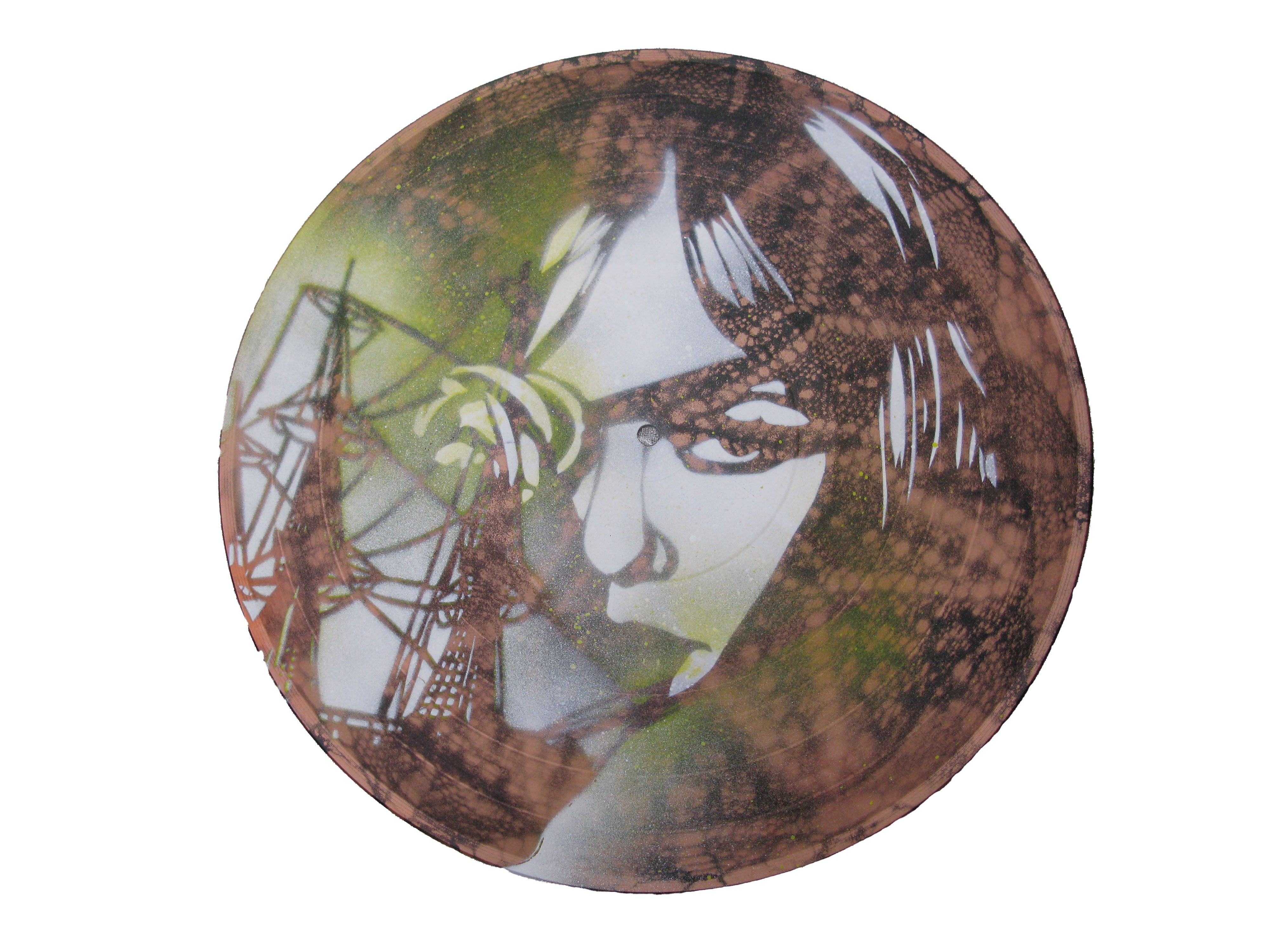 Tableau de KARO TRASS a pour titre  Vanessa femme pirate style street pop art, street art dim : KARO TRASSprix:120