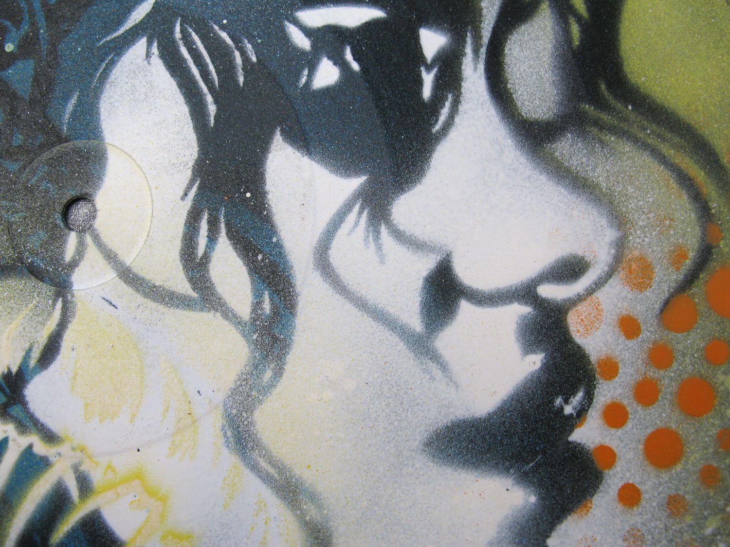 Tableau de KARO TRASS a pour titre  Flottement style street pop art, street art dim : KARO TRASSprix:120