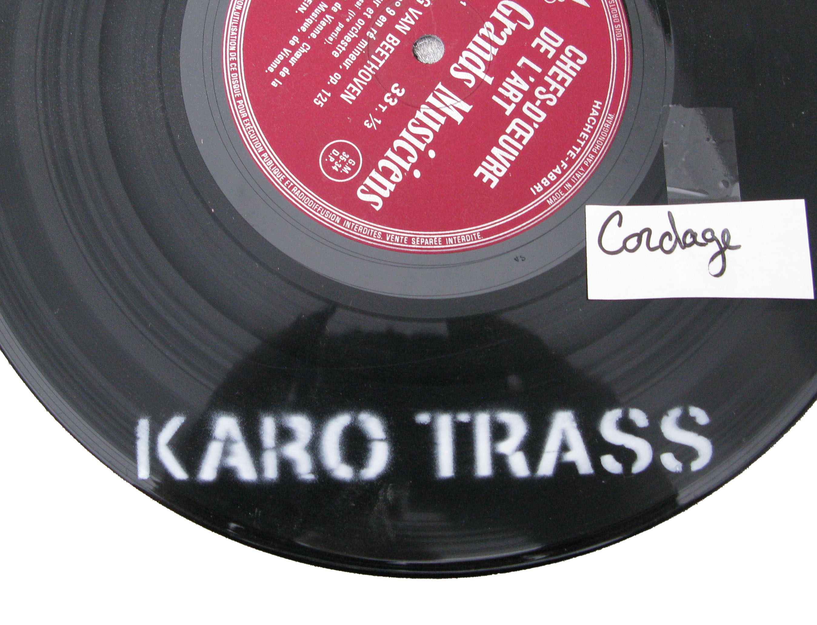 Tableau de KARO TRASS a pour titre  Cordage style street pop art, street art dim : KARO TRASSprix:120