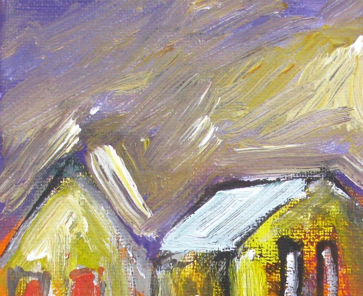 Tableau de IVAN TZONEV a pour titre  SELO - 3 style figuratif dim : IVAN TZONEVprix:80