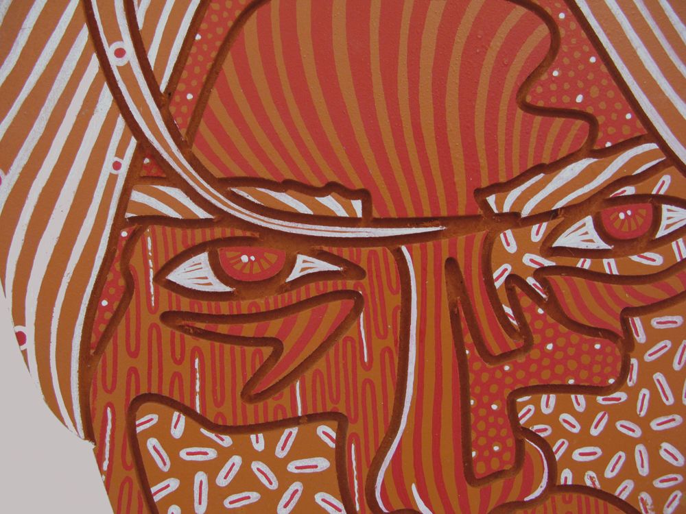 Sculpture de JACK JACQUOT a pour titre  Nuance 10 style street pop art dim : JACK JACQUOTprix:500