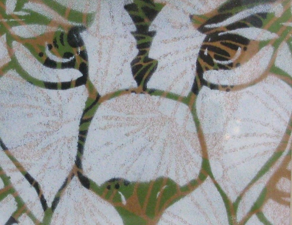 Tableau de KARO TRASS a pour titre  Mon chat style street pop art, street art dim : KARO TRASSprix:50