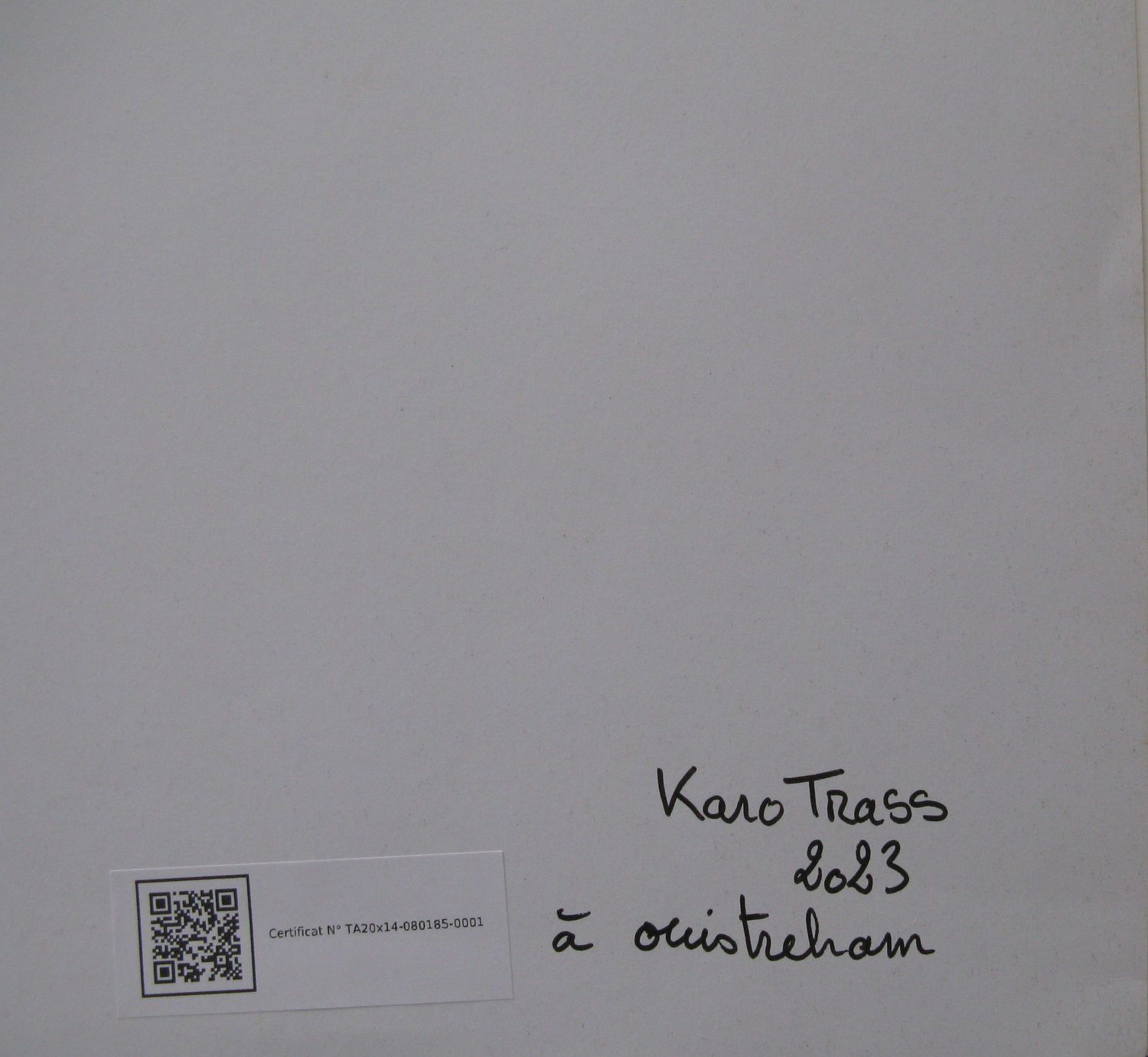 Tableau de KARO TRASS a pour titre  Retour au port d'attache style street pop art, street art dim : KARO TRASSprix:90